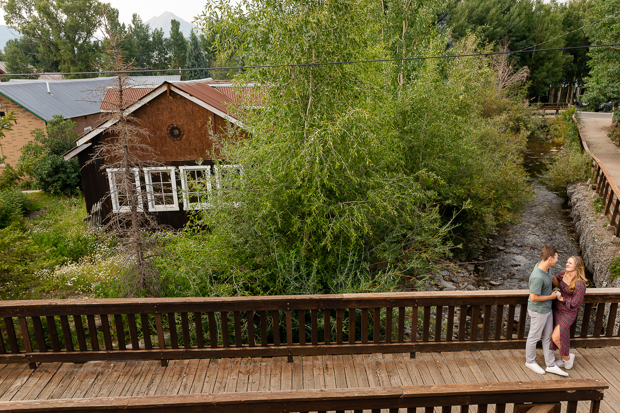 Woods Walk Downtown CB Elk Avenue Prime Purple Mountain Bed and Breakfast Lodge Elk Ave Soupçon Crested Butte photographer Gunnison photographers Colorado photography - proposal engagement elopement wedding venue - photo by Mountain Magic Media