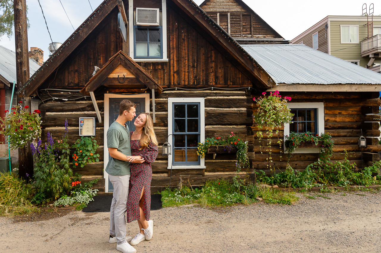 Woods Walk Downtown CB Elk Avenue Prime Purple Mountain Bed and Breakfast Lodge Elk Ave Soupçon Crested Butte photographer Gunnison photographers Colorado photography - proposal engagement elopement wedding venue - photo by Mountain Magic Media