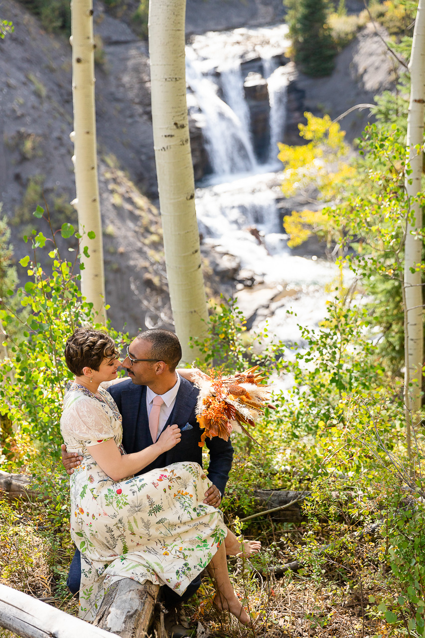 secret waterfall elope Crested Butte photographer Gunnison photographers Colorado photography - proposal engagement elopement wedding venue - photo by Mountain Magic Media