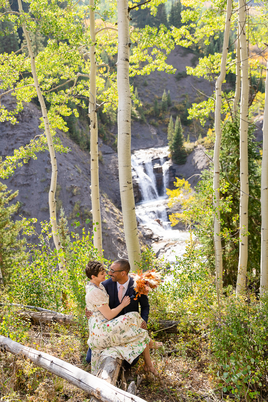 secret waterfall elope Crested Butte photographer Gunnison photographers Colorado photography - proposal engagement elopement wedding venue - photo by Mountain Magic Media