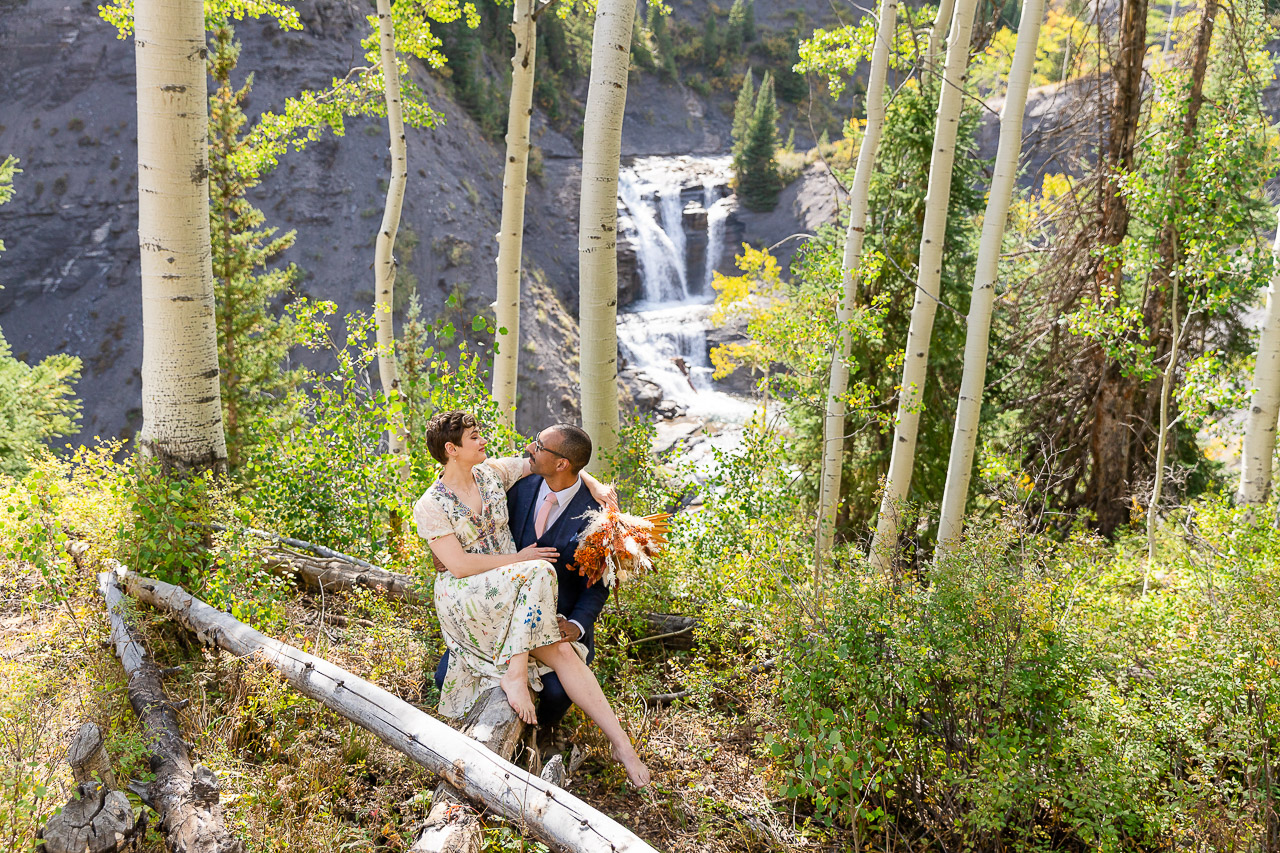secret waterfall elope Crested Butte photographer Gunnison photographers Colorado photography - proposal engagement elopement wedding venue - photo by Mountain Magic Media