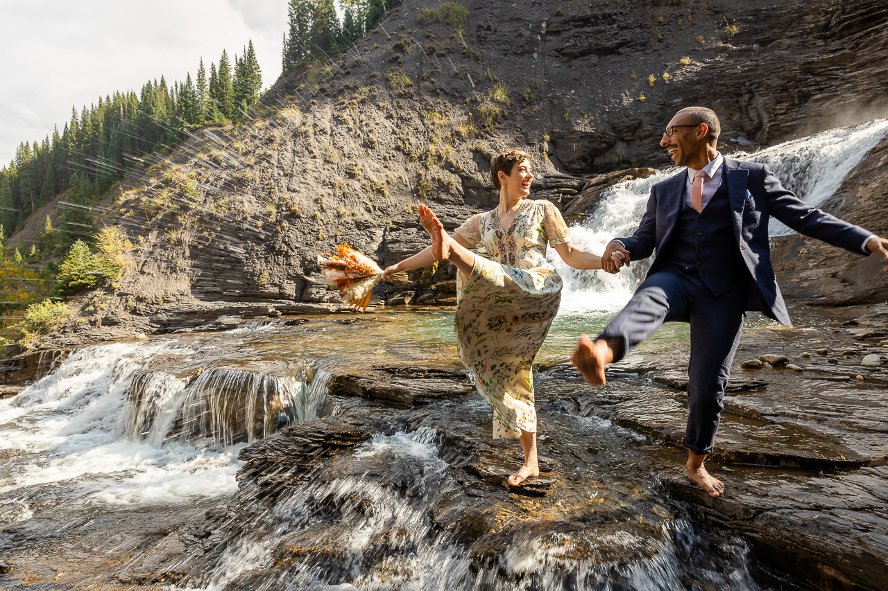 secret waterfall elope Crested Butte photographer Gunnison photographers Colorado photography - proposal engagement elopement wedding venue - photo by Mountain Magic Media