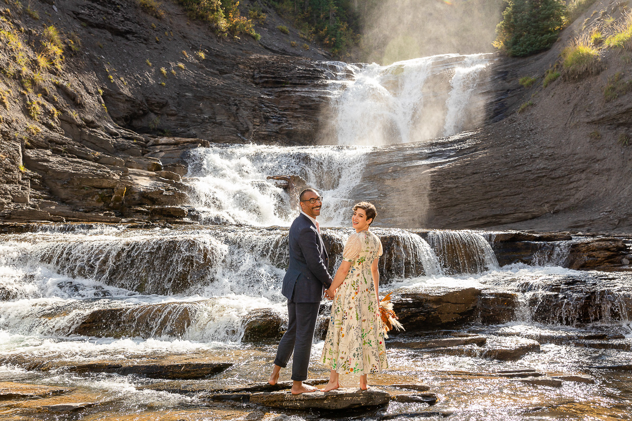 secret waterfall elope Crested Butte photographer Gunnison photographers Colorado photography - proposal engagement elopement wedding venue - photo by Mountain Magic Media