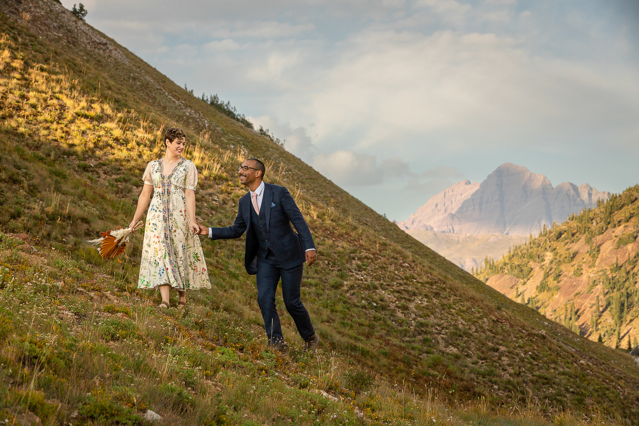 Paradise Divide Loop adventure instead vow of the wild outlovers vows Crested Butte photographer Gunnison photographers Colorado photography - proposal engagement elopement wedding venue - photo by Mountain Magic Media