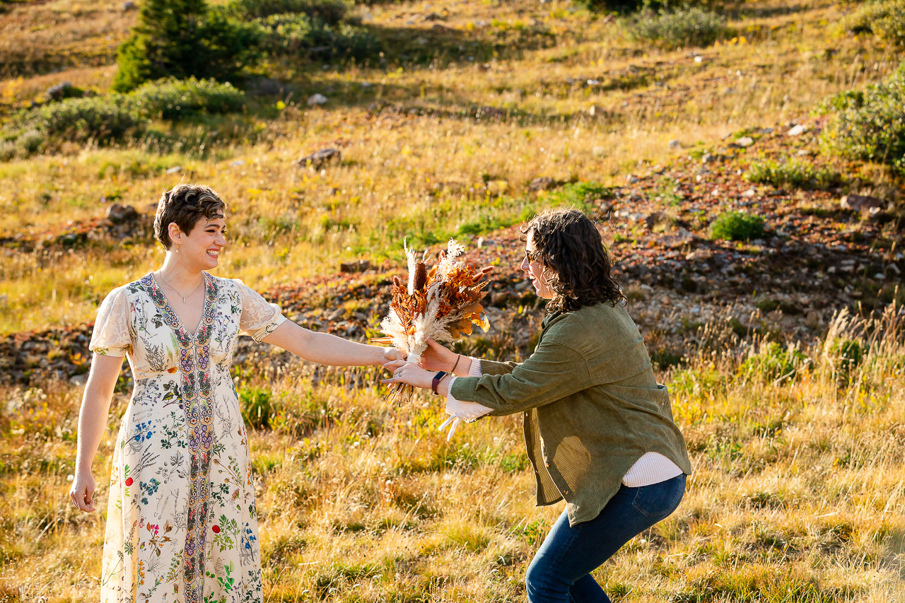 Paradise Divide Loop adventure instead vow of the wild outlovers vows Crested Butte photographer Gunnison photographers Colorado photography - proposal engagement elopement wedding venue - photo by Mountain Magic Media