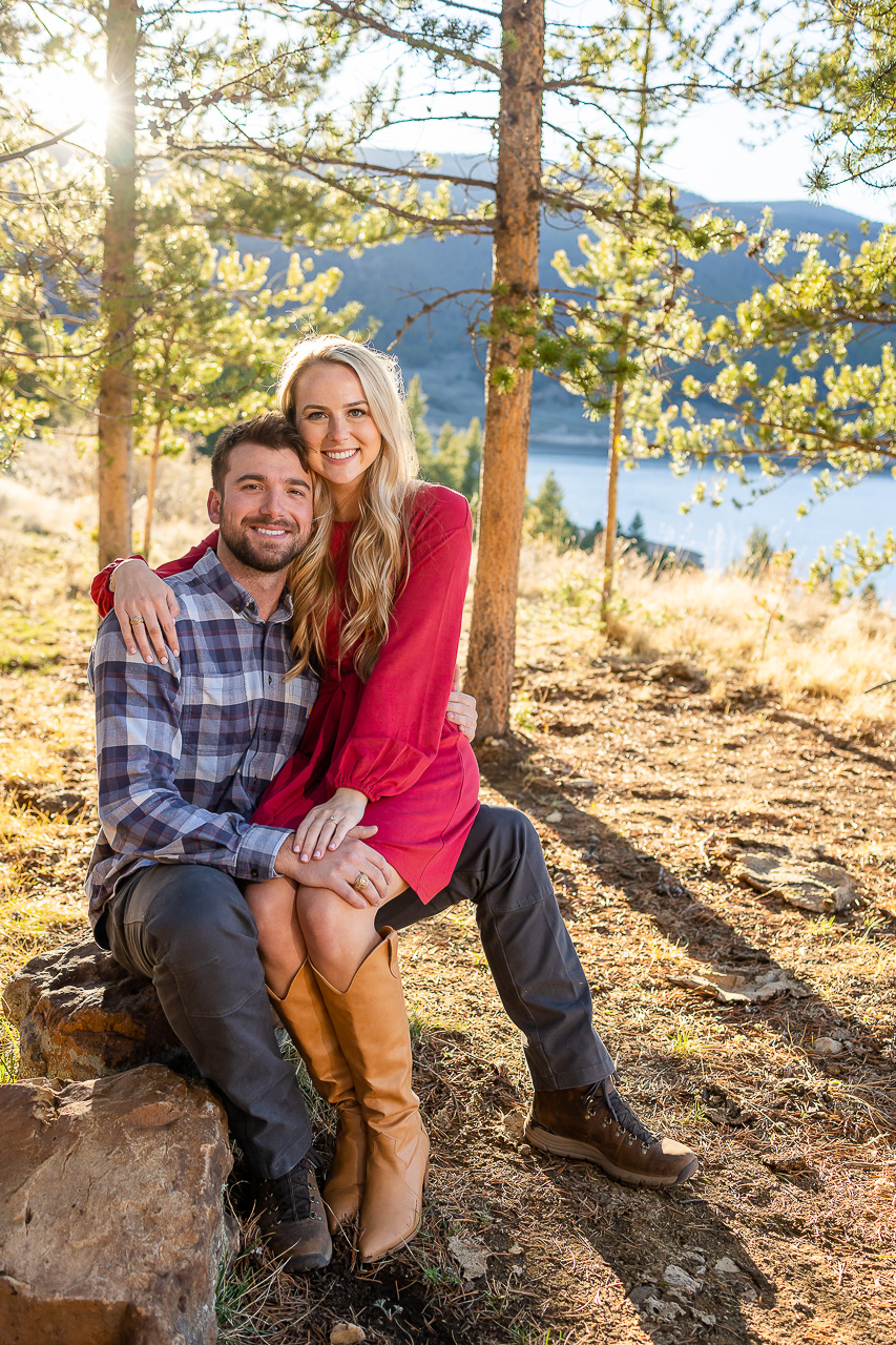 cute couple smiling Crested Butte photographer Gunnison photographers Colorado photography - proposal engagement elopement wedding venue - photo by Mountain Magic Media