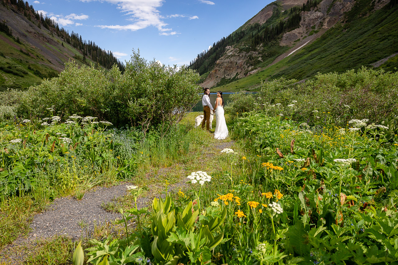 Emerald Lake vows outlovers vow of the wild Adventure Instead elope Crested Butte photographer Gunnison photographers Colorado photography - proposal engagement elopement wedding venue - photo by Mountain Magic Media