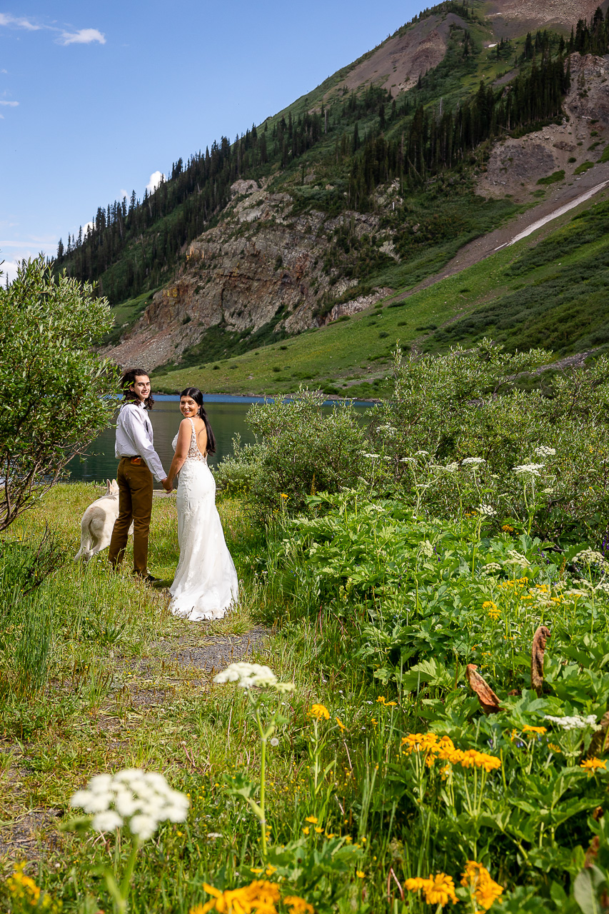 Emerald Lake vows outlovers vow of the wild Adventure Instead elope Crested Butte photographer Gunnison photographers Colorado photography - proposal engagement elopement wedding venue - photo by Mountain Magic Media