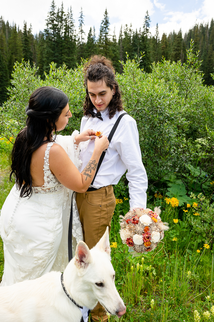 Emerald Lake vows outlovers vow of the wild Adventure Instead elope Crested Butte photographer Gunnison photographers Colorado photography - proposal engagement elopement wedding venue - photo by Mountain Magic Media