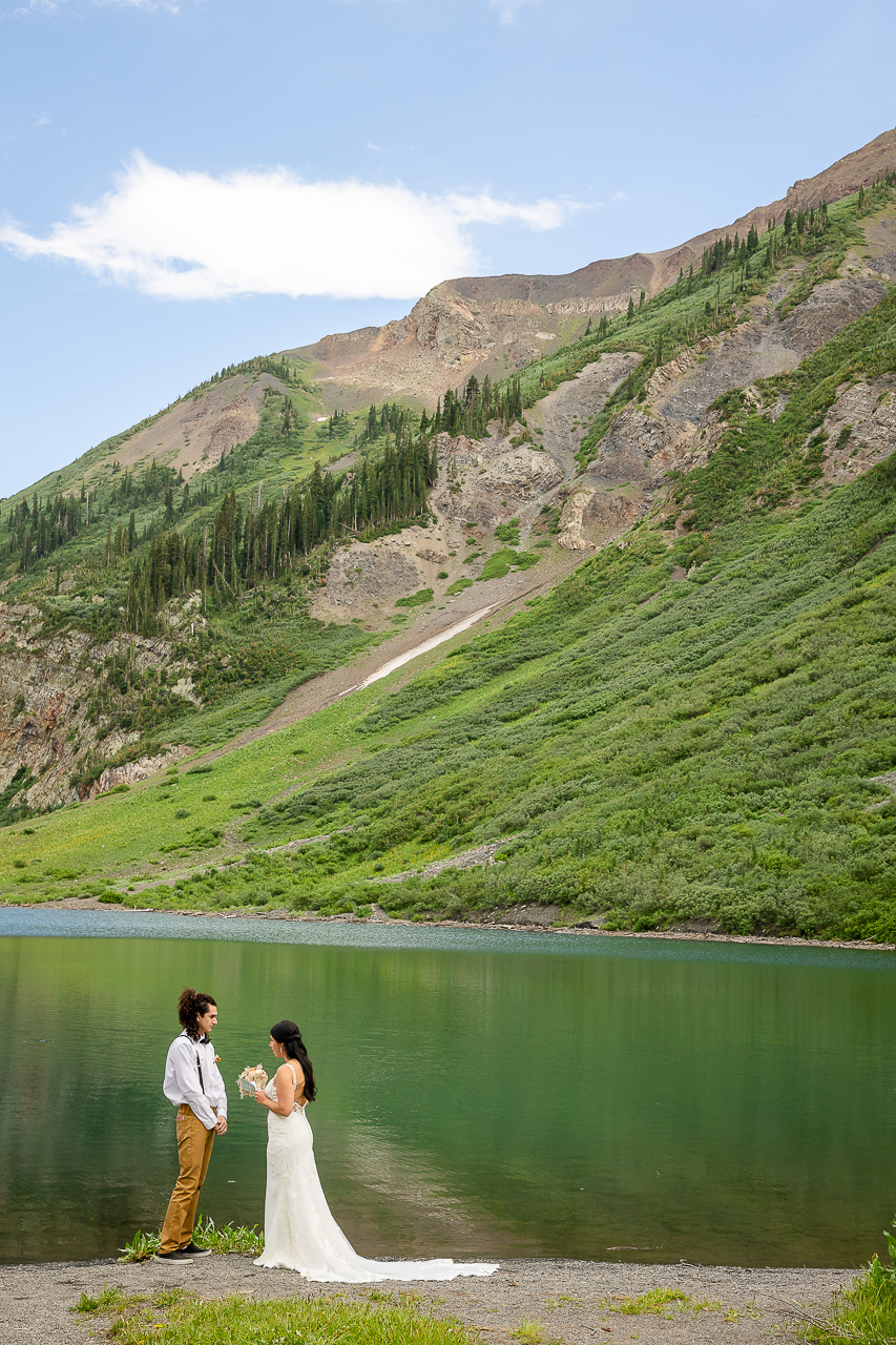 Emerald Lake elopements vows Crested Butte photographer Gunnison photographers Colorado photography - proposal engagement elopement wedding venue - photo by Mountain Magic Media