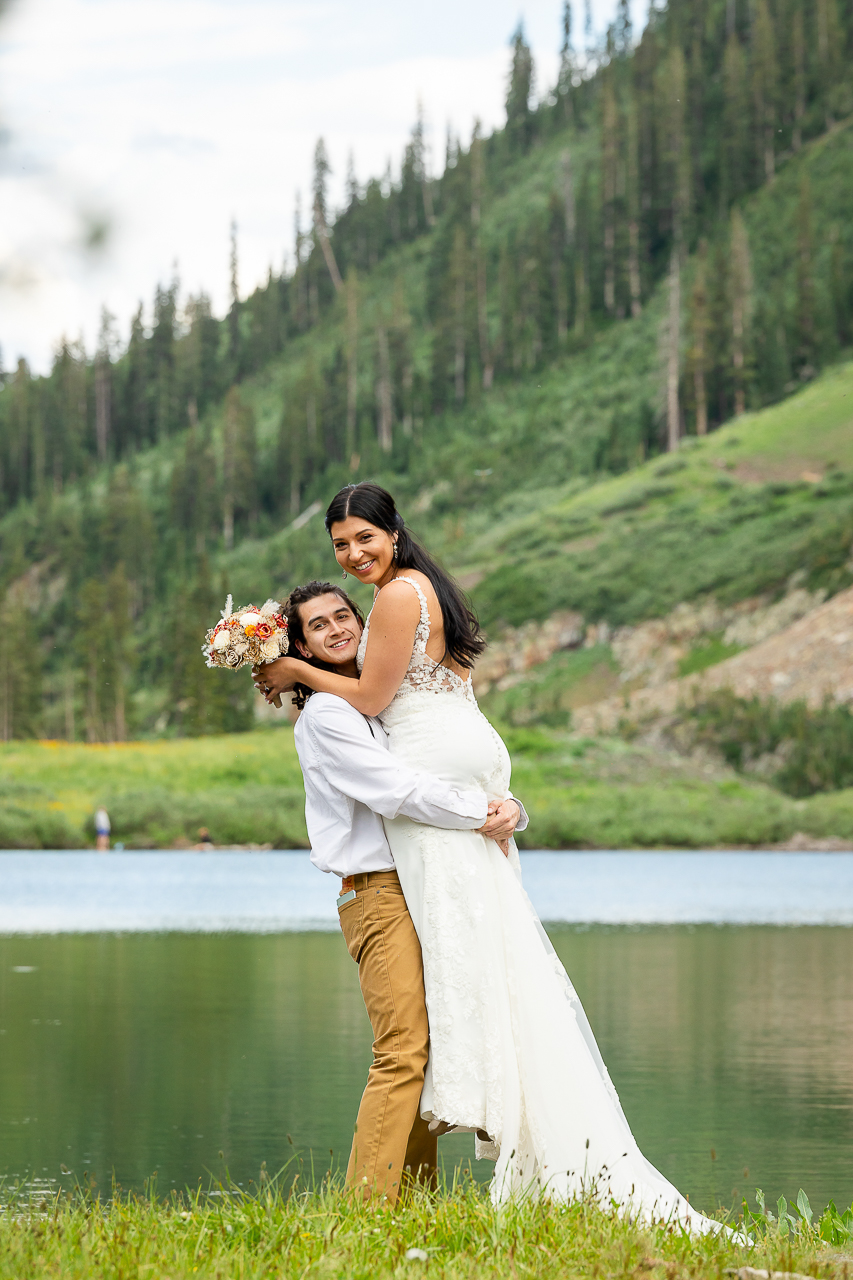 Emerald Lake vows outlovers vow of the wild Adventure Instead elope Crested Butte photographer Gunnison photographers Colorado photography - proposal engagement elopement wedding venue - photo by Mountain Magic Media