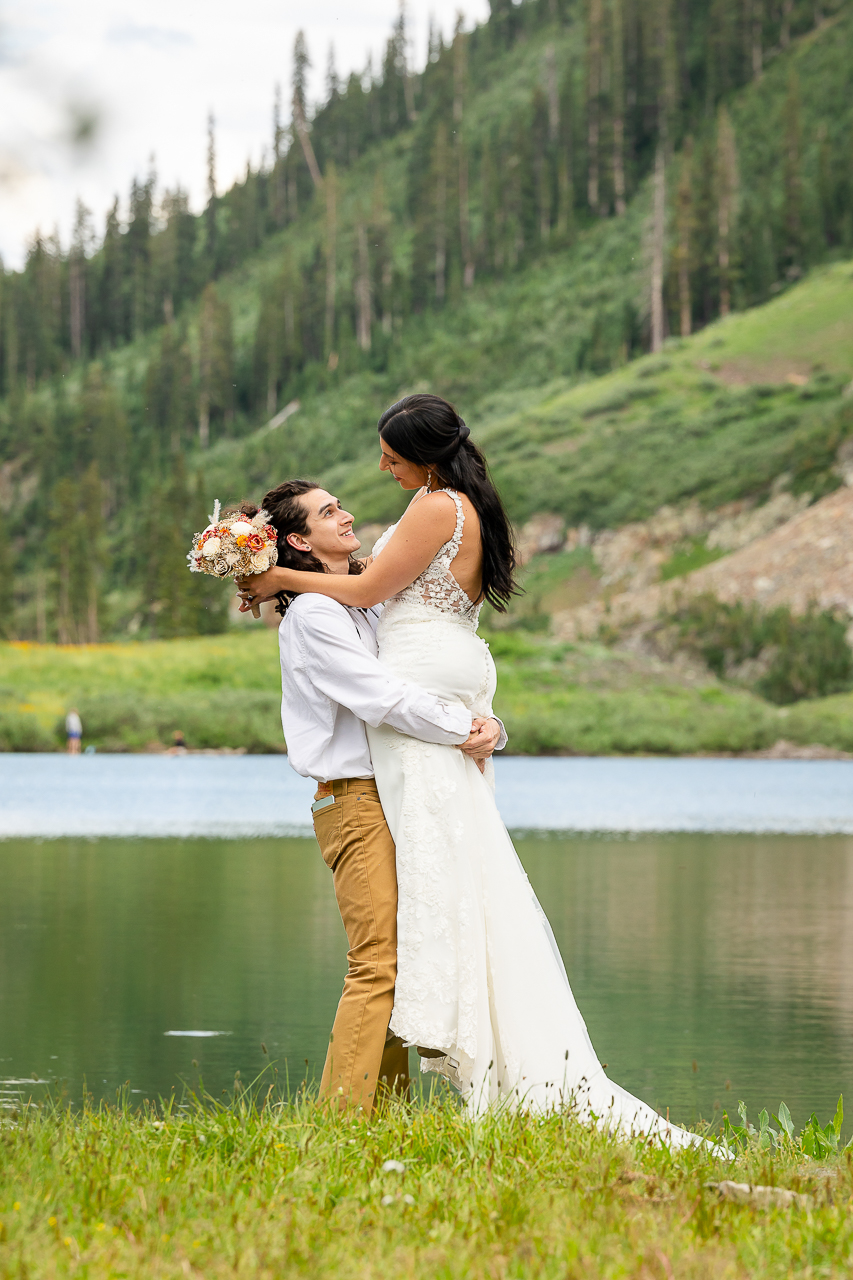 Emerald Lake vows outlovers vow of the wild Adventure Instead elope Crested Butte photographer Gunnison photographers Colorado photography - proposal engagement elopement wedding venue - photo by Mountain Magic Media