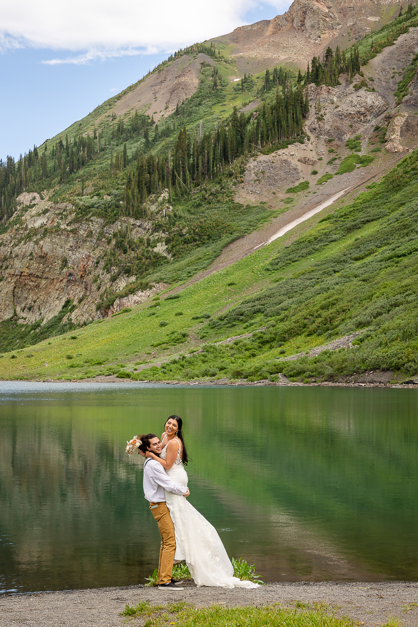 Emerald Lake vows outlovers vow of the wild Adventure Instead elope Crested Butte photographer Gunnison photographers Colorado photography - proposal engagement elopement wedding venue - photo by Mountain Magic Media