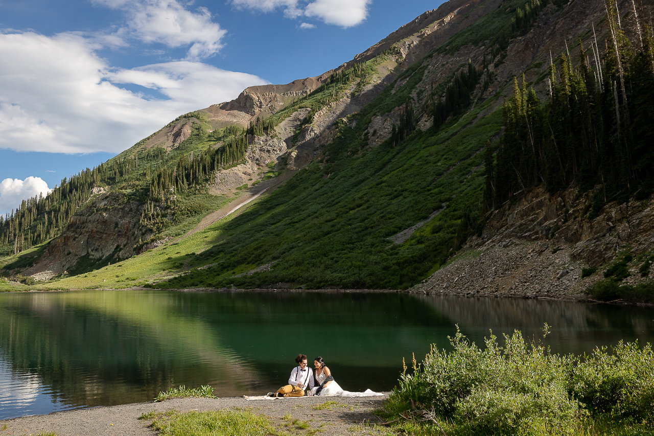 Emerald Lake elope Crested Butte photographer Gunnison photographers Colorado photography - proposal engagement elopement wedding venue - photo by Mountain Magic Media