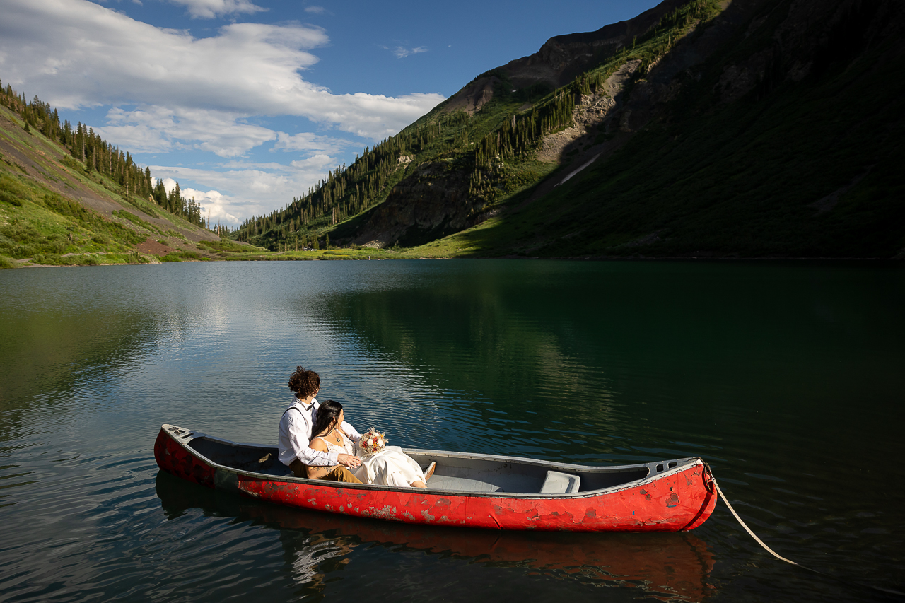 Emerald Lake vows outlovers vow of the wild Adventure Instead elope Crested Butte photographer Gunnison photographers Colorado photography - proposal engagement elopement wedding venue - photo by Mountain Magic Media