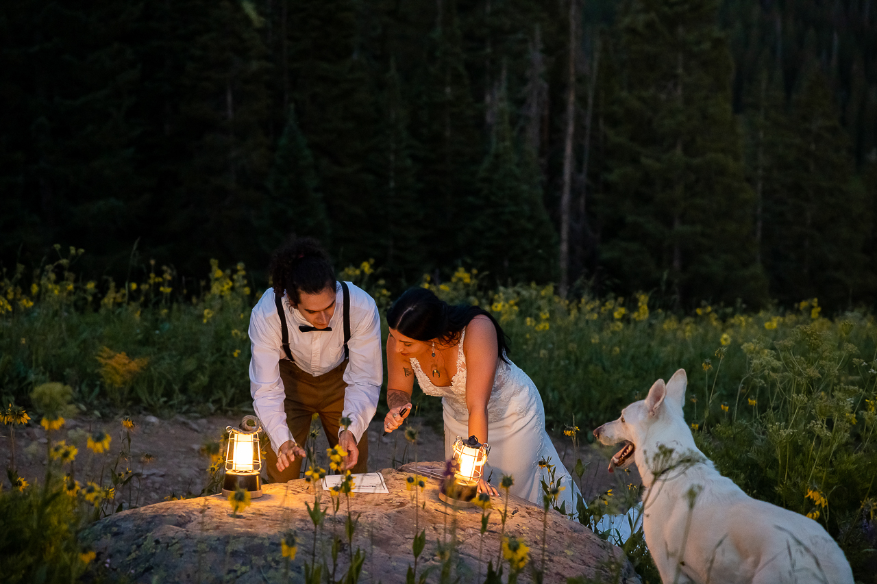 Emerald Lake vows outlovers vow of the wild Adventure Instead elope Crested Butte photographer Gunnison photographers Colorado photography - proposal engagement elopement wedding venue - photo by Mountain Magic Media