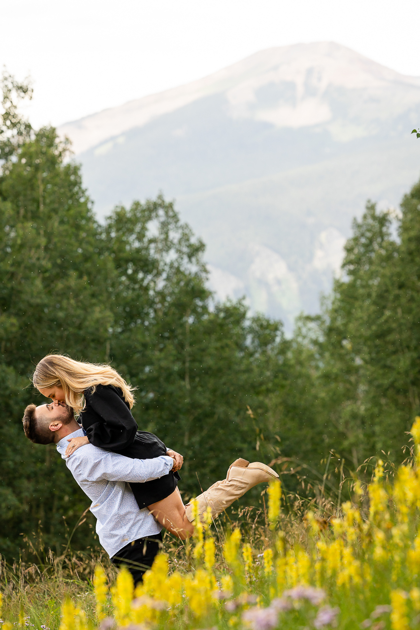 lift in wildflowers wildflower festival Crested Butte photographer Gunnison photographers Colorado photography - proposal engagement elopement wedding venue - photo by Mountain Magic Media