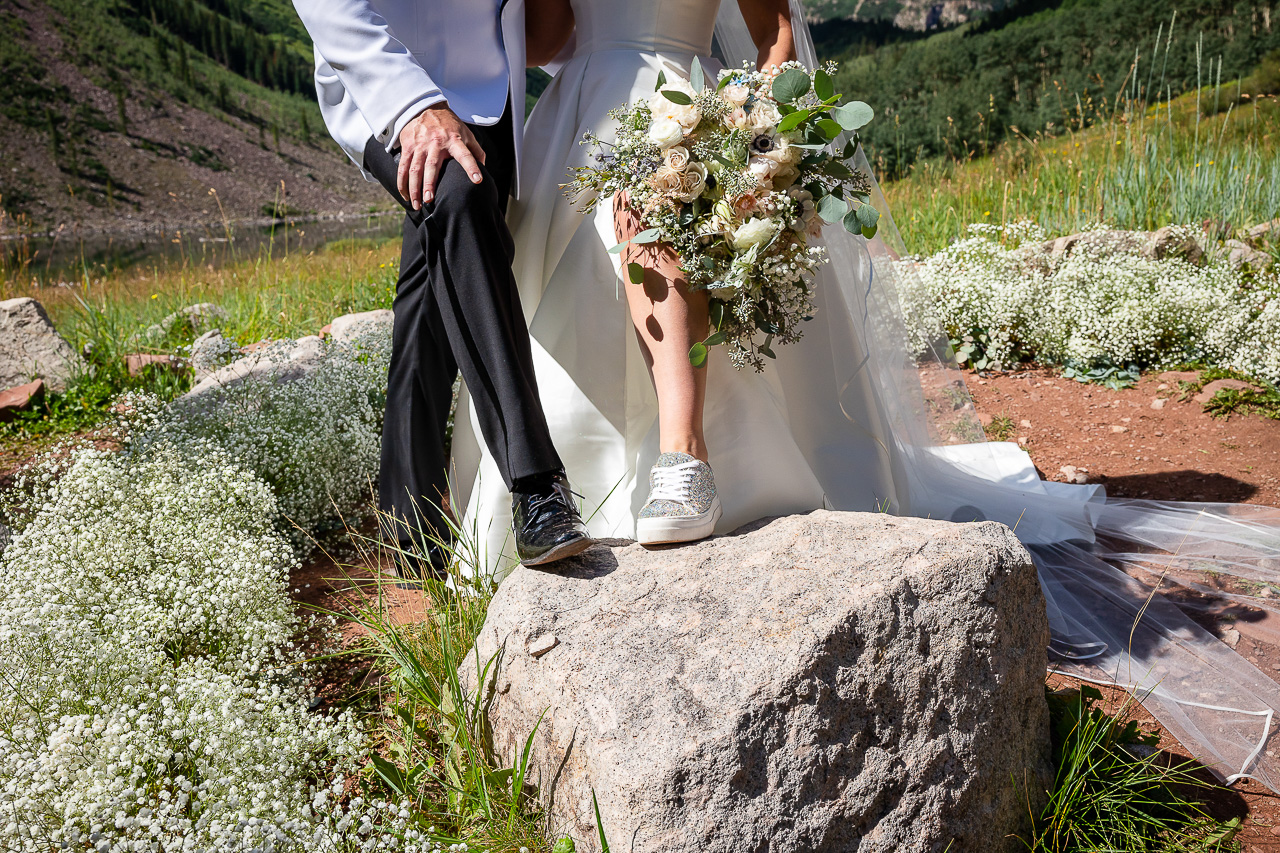 Aspen Maroon Bells view adventure instead vow of the wild outlovers vows newlyweds couple Crested Butte photographer Gunnison photographers Colorado photography - proposal engagement elopement wedding venue - photo by Mountain Magic Media