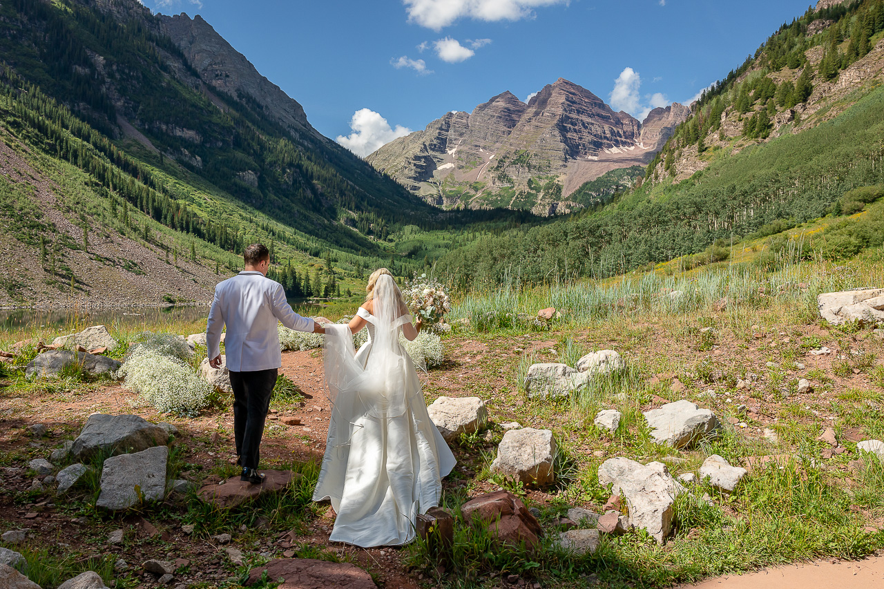 Aspen Maroon Bells view adventure instead vow of the wild outlovers vows newlyweds couple Crested Butte photographer Gunnison photographers Colorado photography - proposal engagement elopement wedding venue - photo by Mountain Magic Media