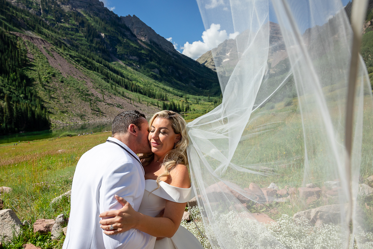 Aspen Maroon Bells view adventure instead vow of the wild outlovers vows newlyweds couple Crested Butte photographer Gunnison photographers Colorado photography - proposal engagement elopement wedding venue - photo by Mountain Magic Media