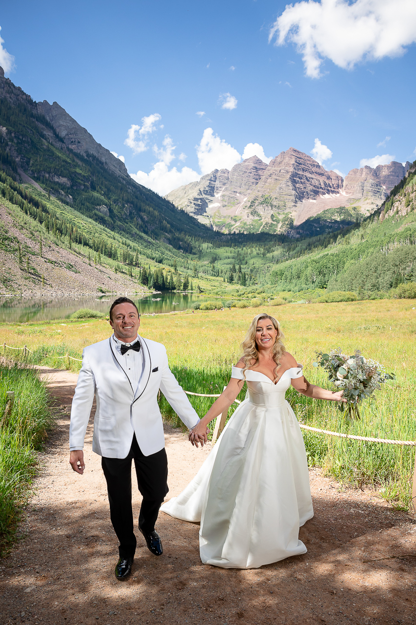 Aspen Maroon Bells view adventure instead vow of the wild outlovers vows newlyweds couple Crested Butte photographer Gunnison photographers Colorado photography - proposal engagement elopement wedding venue - photo by Mountain Magic Media