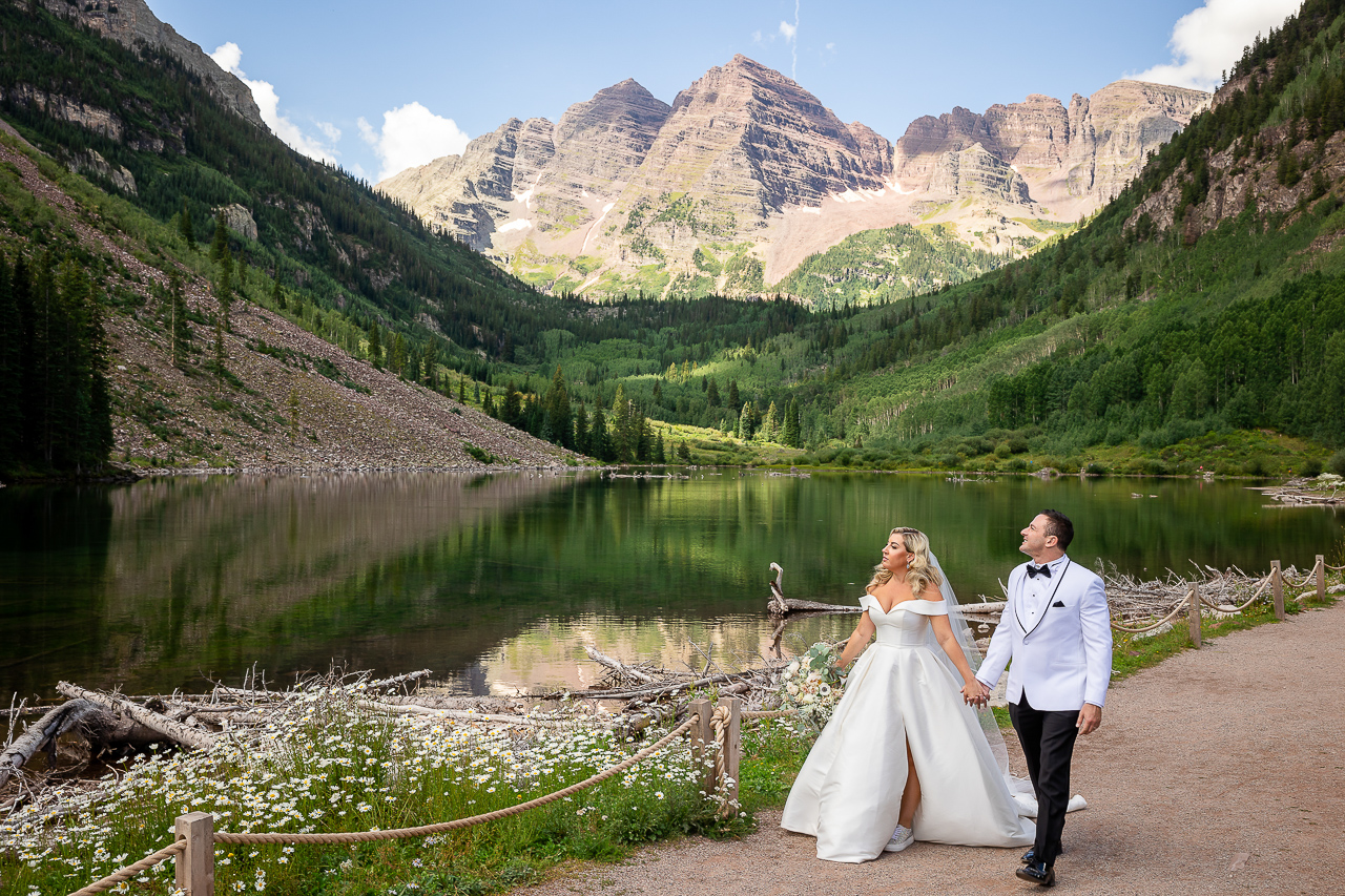 Aspen Maroon Bells view adventure instead vow of the wild outlovers vows newlyweds couple Crested Butte photographer Gunnison photographers Colorado photography - proposal engagement elopement wedding venue - photo by Mountain Magic Media