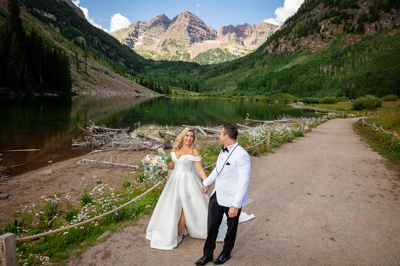 Aspen Maroon Bells view adventure instead vow of the wild outlovers vows newlyweds couple Crested Butte photographer Gunnison photographers Colorado photography - proposal engagement elopement wedding venue - photo by Mountain Magic Media