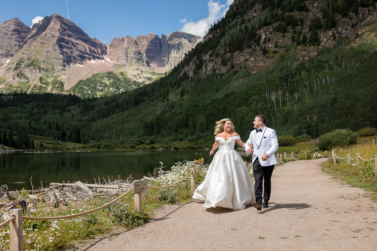 Aspen Maroon Bells view adventure instead vow of the wild outlovers vows newlyweds couple Crested Butte photographer Gunnison photographers Colorado photography - proposal engagement elopement wedding venue - photo by Mountain Magic Media