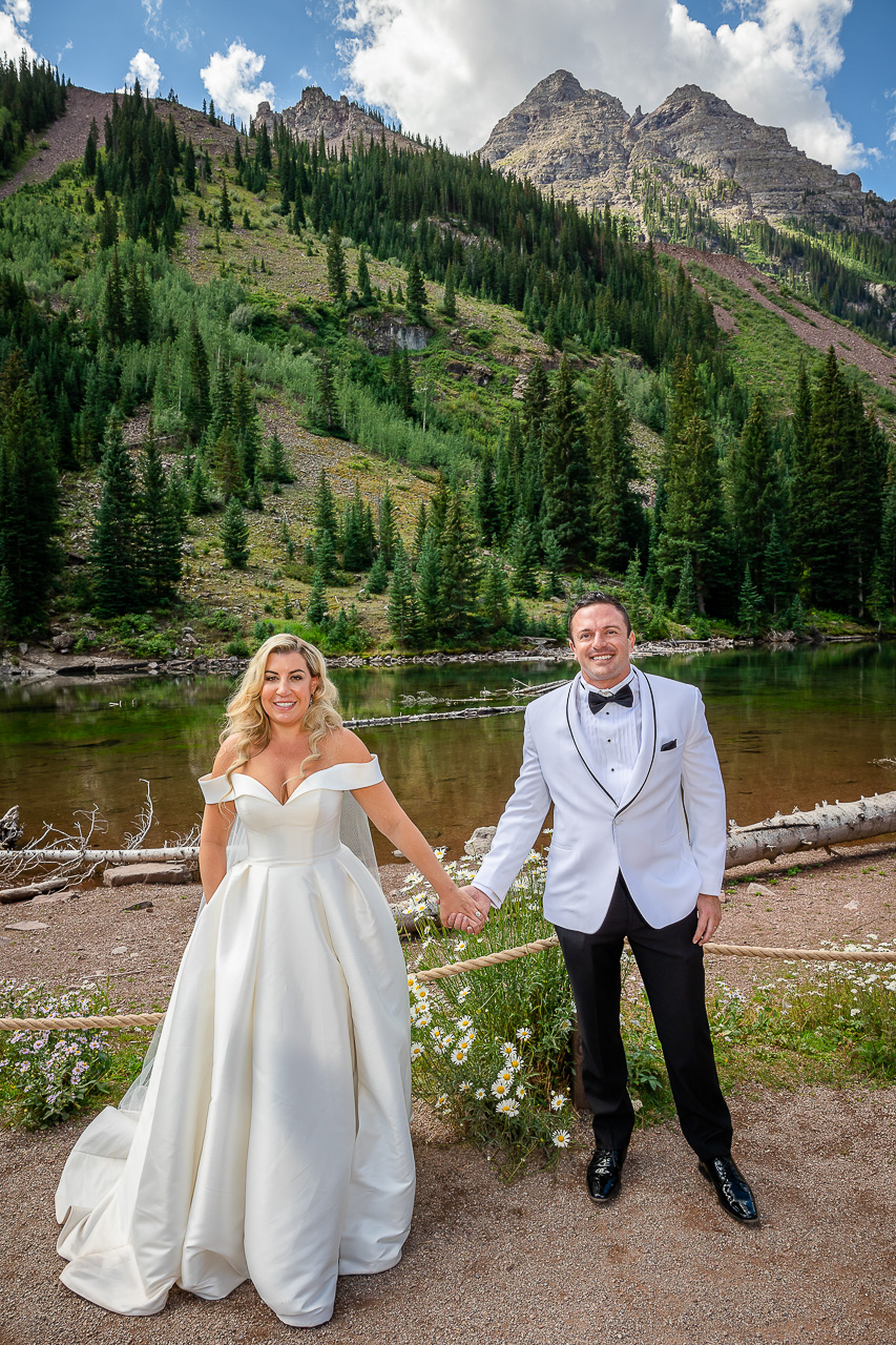 Aspen Maroon Bells view adventure instead vow of the wild outlovers vows newlyweds couple Crested Butte photographer Gunnison photographers Colorado photography - proposal engagement elopement wedding venue - photo by Mountain Magic Media