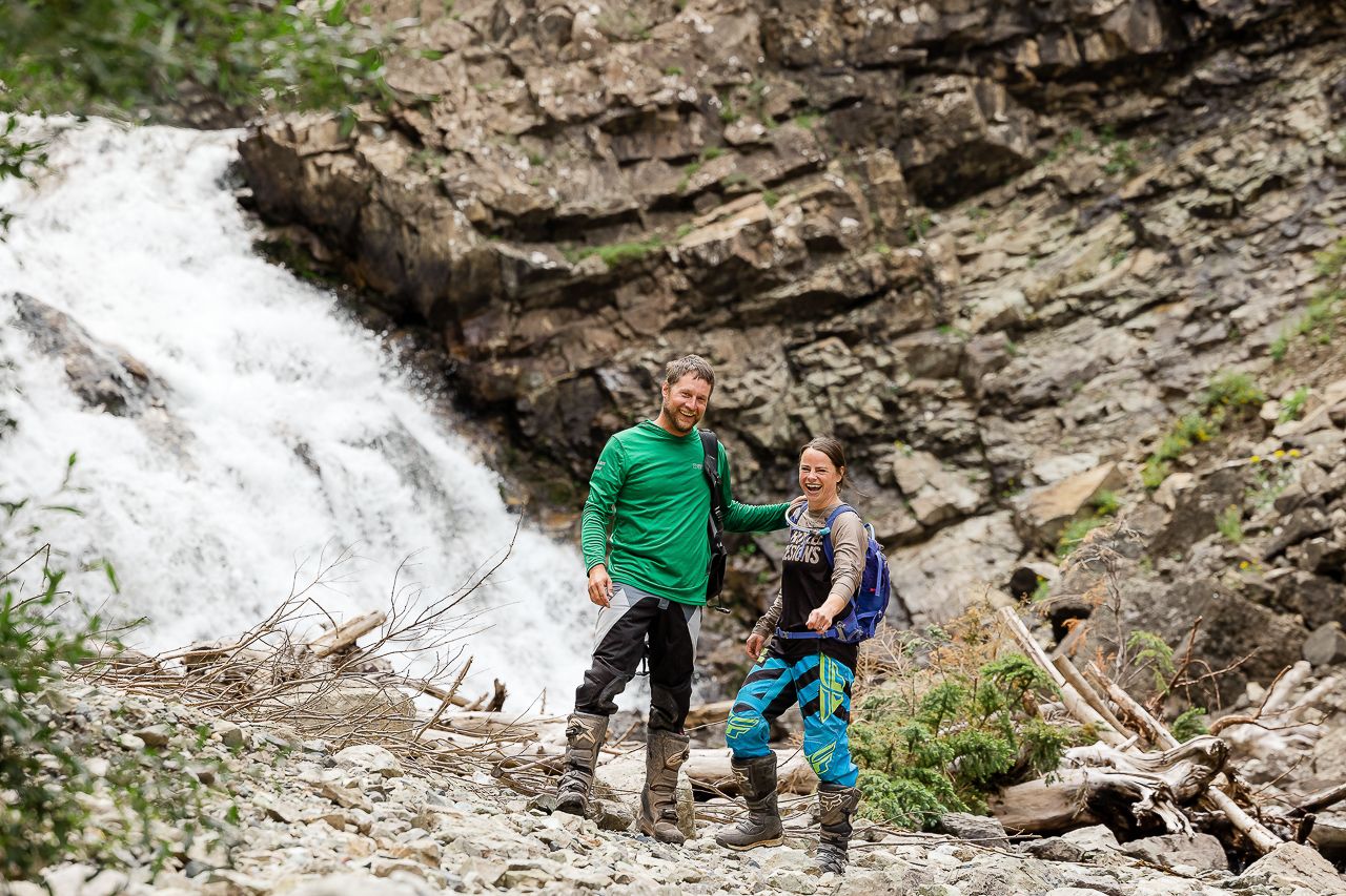 4x4 off-road jeep adventure rental dirtbiking waterfalls dirtbike waterfall Crystal Mill Devils Punchbowl Crested Butte photographer Gunnison photographers Colorado photography - proposal engagement elopement wedding venue - photo by Mountain Magic Media