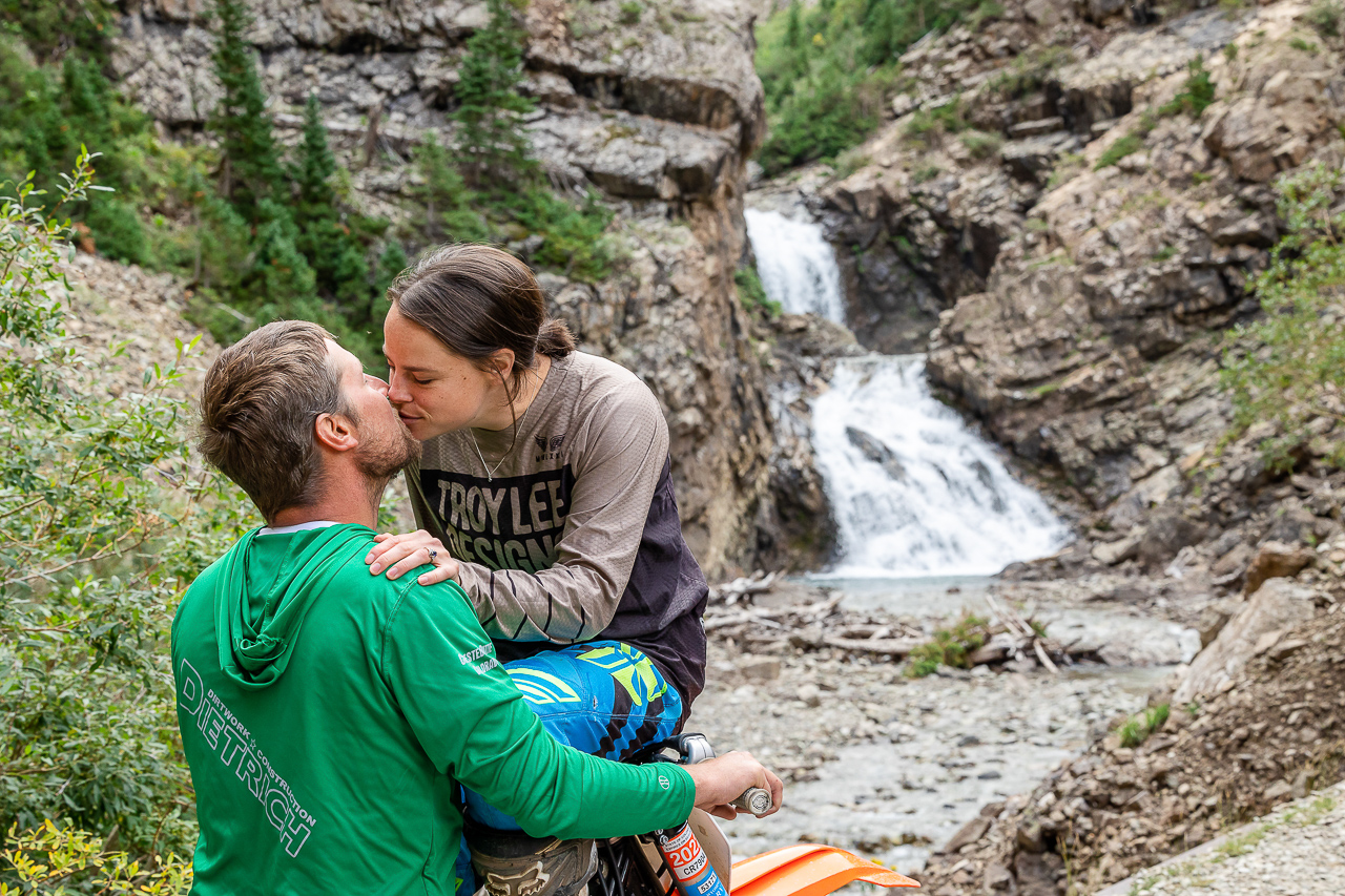 4x4 off-road jeep adventure rental dirtbiking waterfalls dirtbike waterfall Crystal Mill Devils Punchbowl Crested Butte photographer Gunnison photographers Colorado photography - proposal engagement elopement wedding venue - photo by Mountain Magic Media