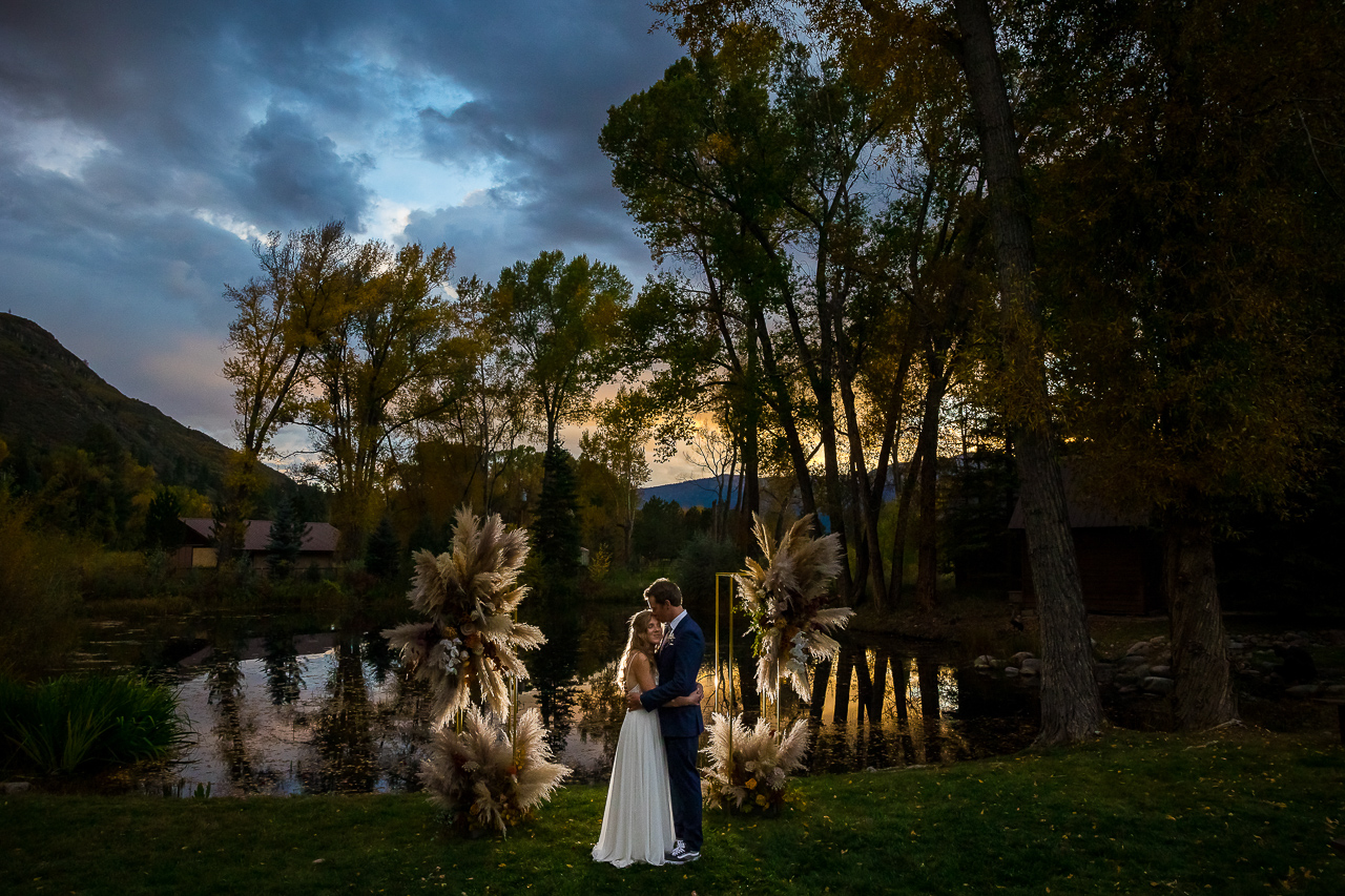 sunset pampas grass boho bride and groom backyard wedding -Durango-Colorado-wedding-photographer-elopement-photography-proposal-photos-engagement-photographers-photo-by-Mountain-Magic-Media