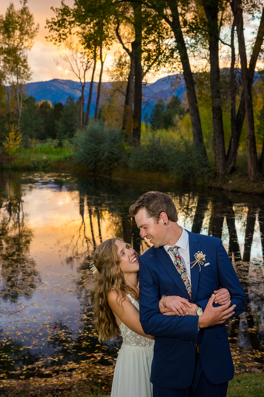 sunset pampas grass boho bride and groom backyard wedding -Durango-Colorado-wedding-photographer-elopement-photography-proposal-photos-engagement-photographers-photo-by-Mountain-Magic-Media