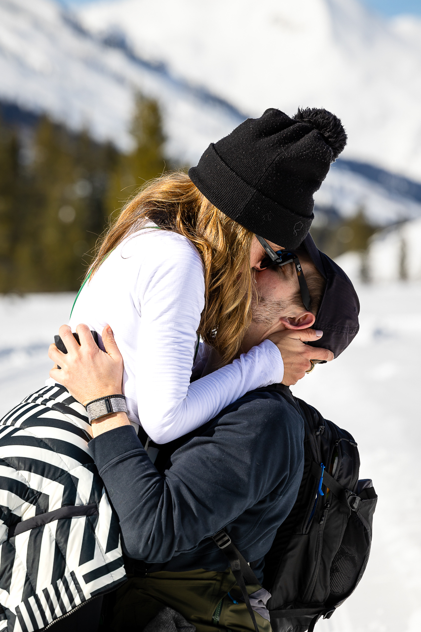 Nordic Center surprise Proposals Land Trust XC ski Crested Butte photographer Gunnison photographers Colorado photography - proposal engagement elopement wedding venue - photo by Mountain Magic Media