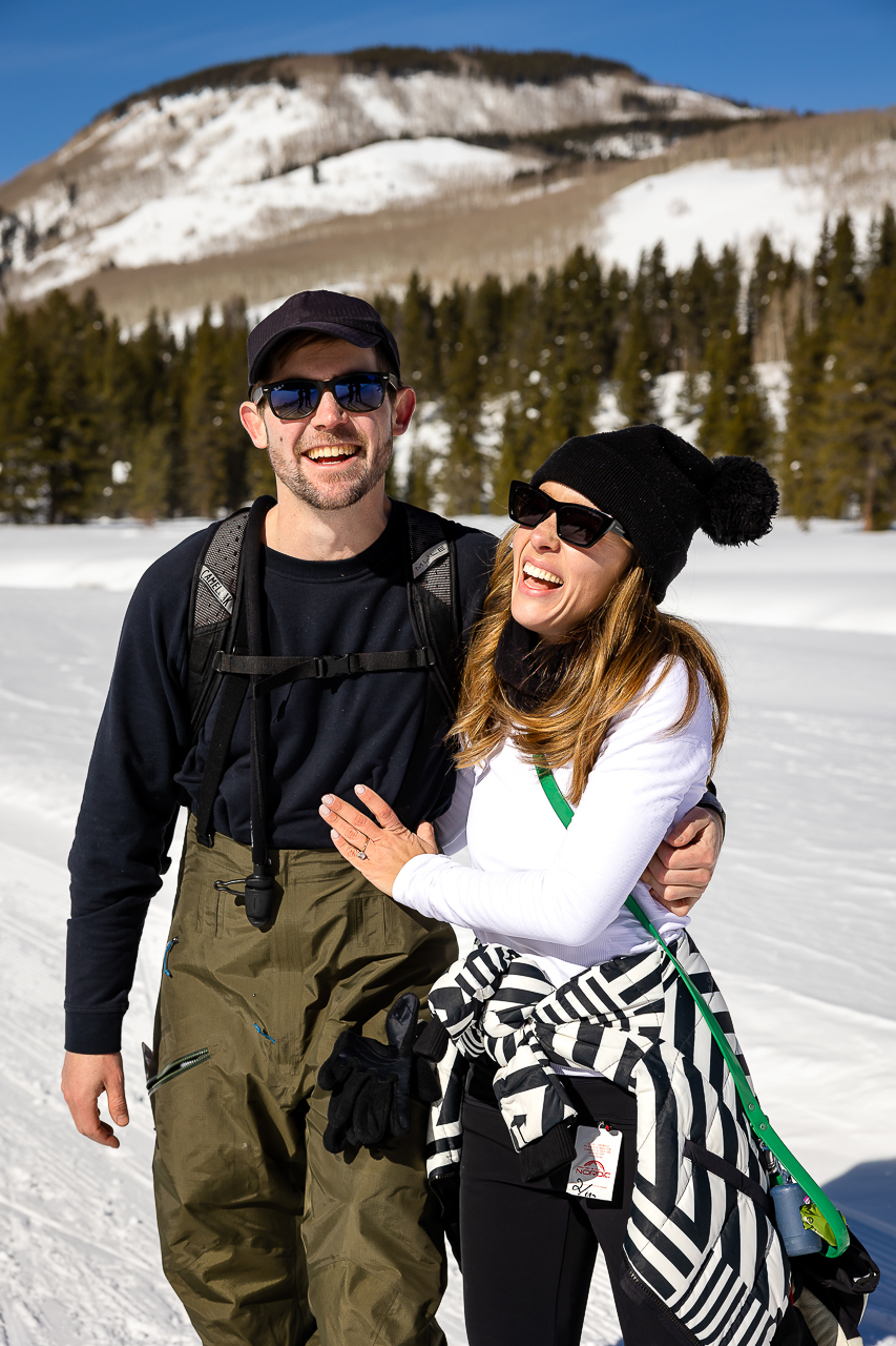 Nordic Center surprise Proposals Land Trust XC ski Crested Butte photographer Gunnison photographers Colorado photography - proposal engagement elopement wedding venue - photo by Mountain Magic Media