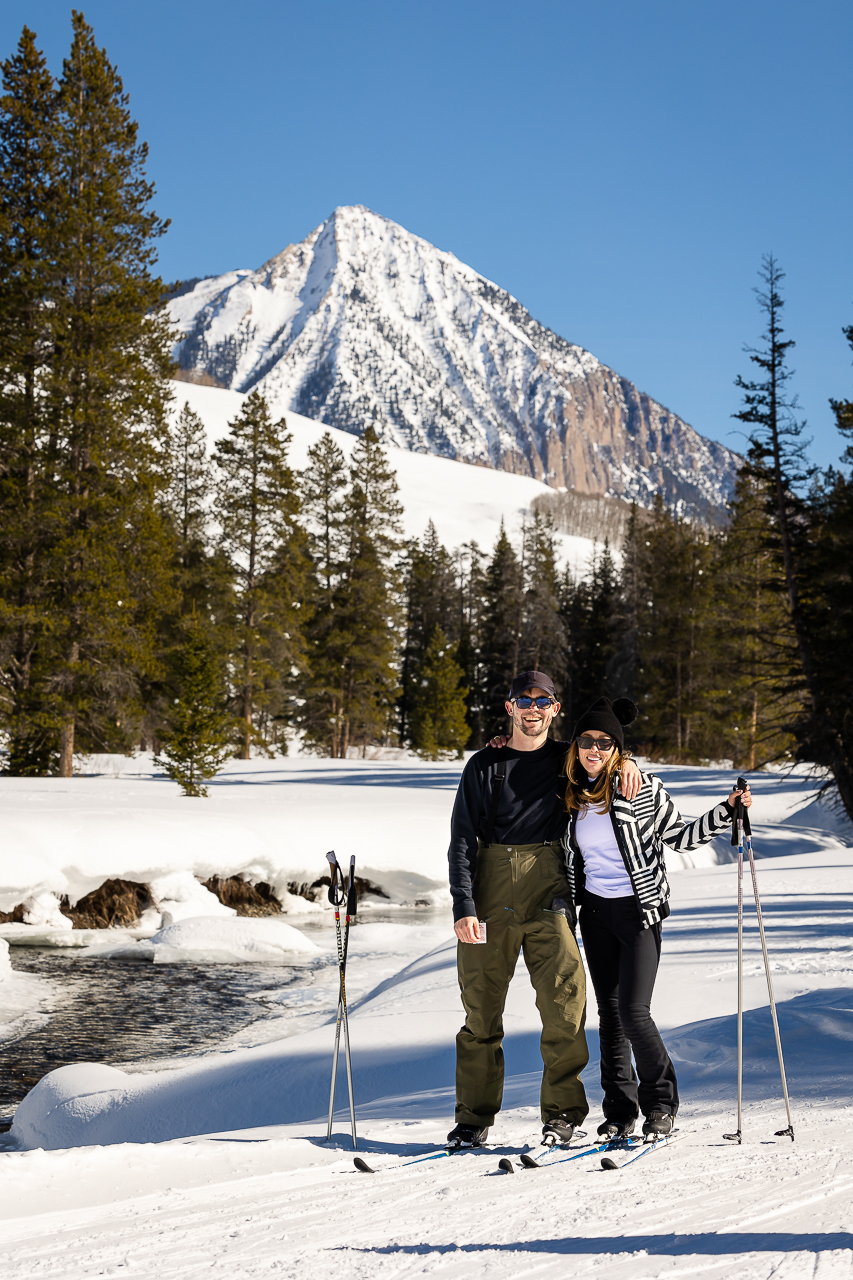 Nordic Center surprise Proposals Land Trust XC ski Crested Butte photographer Gunnison photographers Colorado photography - proposal engagement elopement wedding venue - photo by Mountain Magic Media