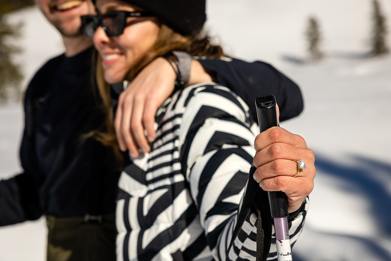 Nordic Center surprise Proposals Land Trust XC ski Crested Butte photographer Gunnison photographers Colorado photography - proposal engagement elopement wedding venue - photo by Mountain Magic Media