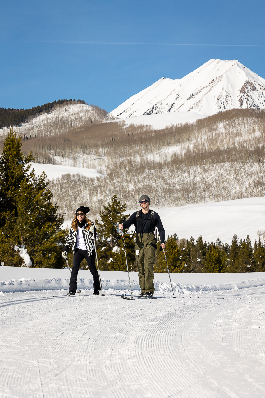 Nordic Center surprise Proposals Land Trust XC ski Crested Butte photographer Gunnison photographers Colorado photography - proposal engagement elopement wedding venue - photo by Mountain Magic Media