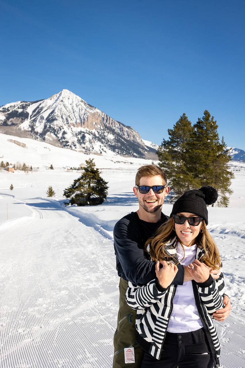 Nordic Center surprise Proposals Land Trust XC ski Crested Butte photographer Gunnison photographers Colorado photography - proposal engagement elopement wedding venue - photo by Mountain Magic Media