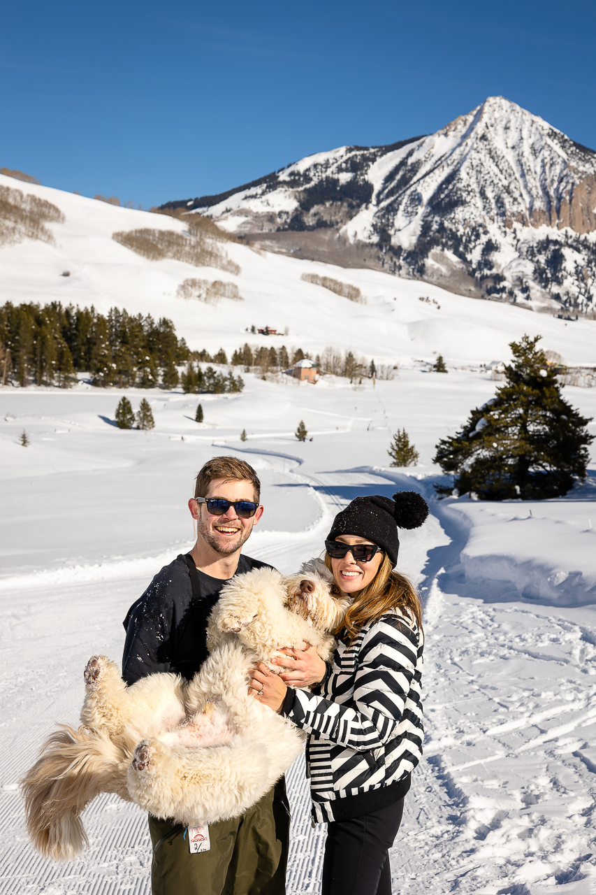 Nordic Center surprise Proposals Land Trust XC ski Crested Butte photographer Gunnison photographers Colorado photography - proposal engagement elopement wedding venue - photo by Mountain Magic Media