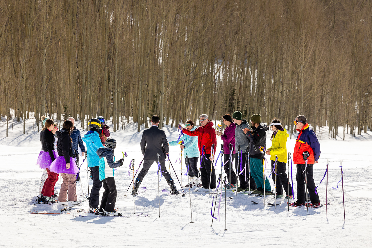 skiing elopement on skis ski the day skicb.com Crested Butte photographer Gunnison photographers Colorado photography - proposal engagement elopement wedding venue - photo by Mountain Magic Media