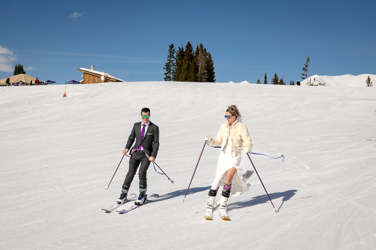 skiing elopement on skis ski the day skicb.com Crested Butte photographer Gunnison photographers Colorado photography - proposal engagement elopement wedding venue - photo by Mountain Magic Media