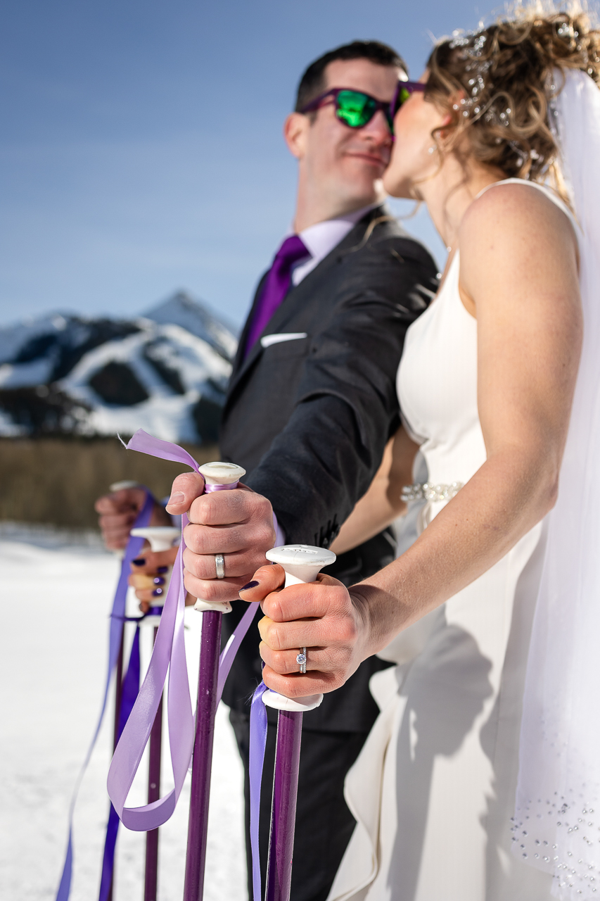 skiing elopement on skis ski the day skicb.com Crested Butte photographer Gunnison photographers Colorado photography - proposal engagement elopement wedding venue - photo by Mountain Magic Media