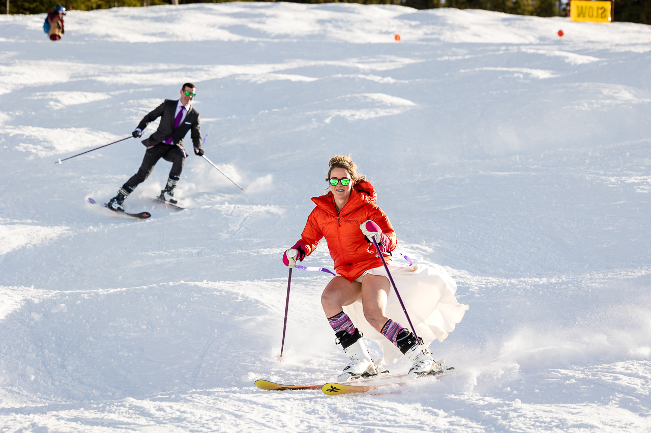 skiing elopement on skis ski the day skicb.com Crested Butte photographer Gunnison photographers Colorado photography - proposal engagement elopement wedding venue - photo by Mountain Magic Media