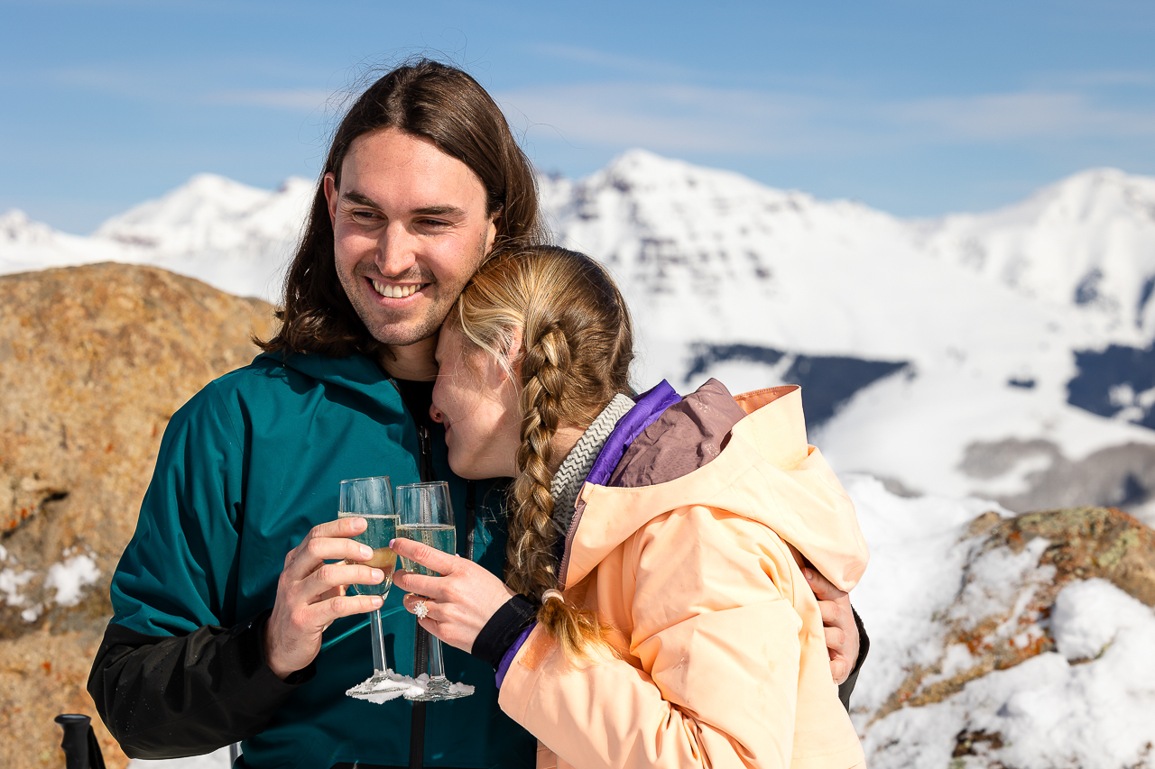 skicb.com ski proposal surprise proposals engaged Crested Butte photographer Gunnison photographers Colorado photography - proposal engagement elopement wedding venue - photo by Mountain Magic Media