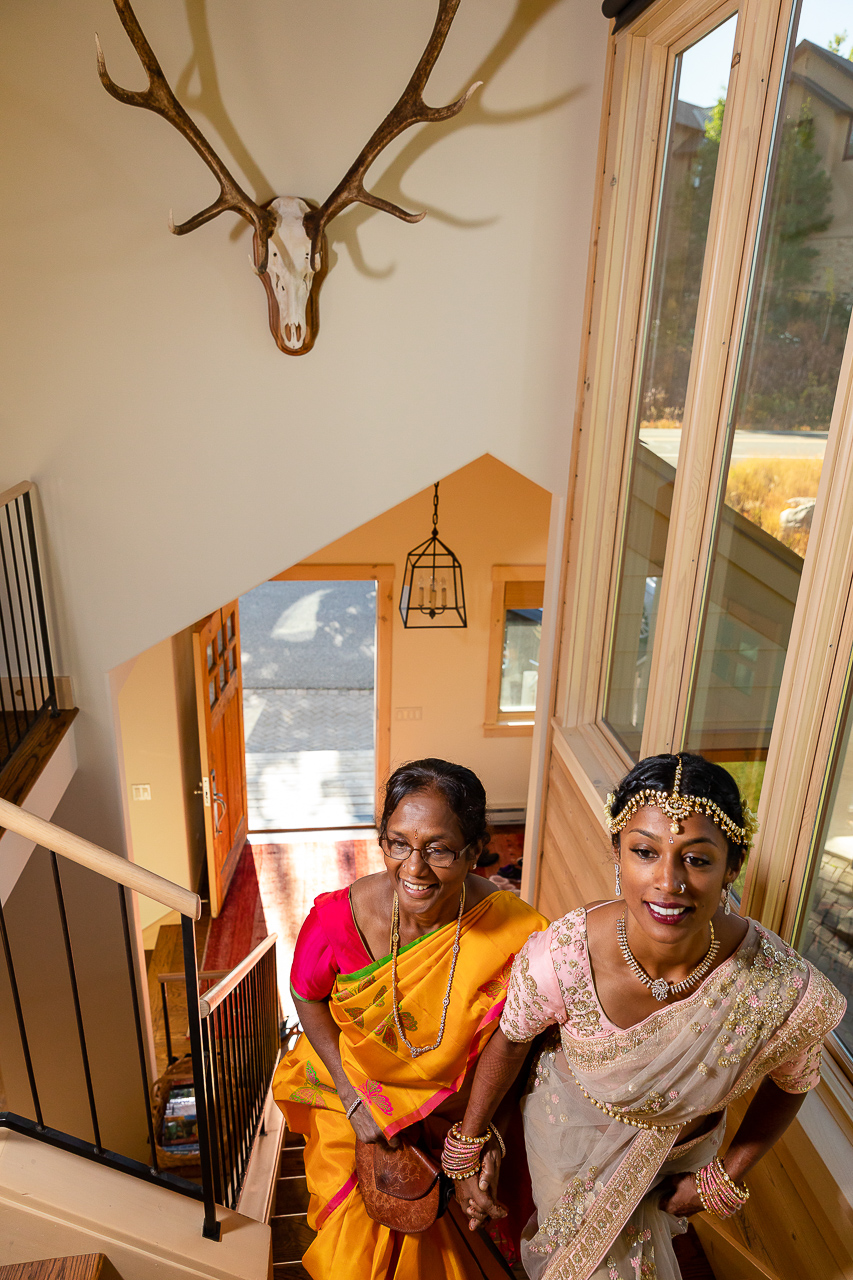 Mt. CB fall Indian wedding ceremony colorful aspen leaves Crested Butte photographer Gunnison photographers Colorado photography - proposal engagement elopement wedding venue - photo by Mountain Magic Media