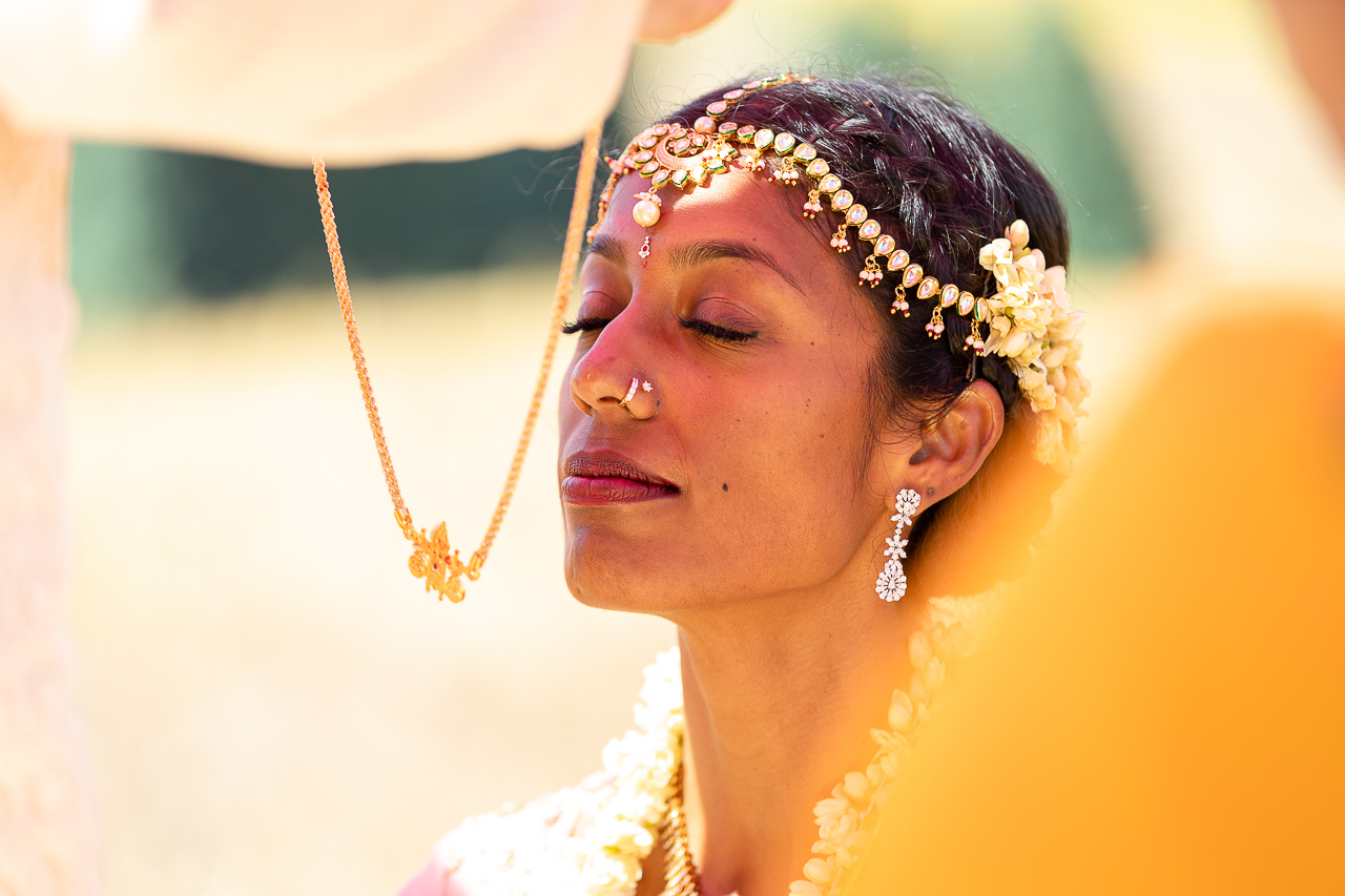 Mt. CB fall Indian wedding ceremony colorful aspen leaves Crested Butte photographer Gunnison photographers Colorado photography - proposal engagement elopement wedding venue - photo by Mountain Magic Media