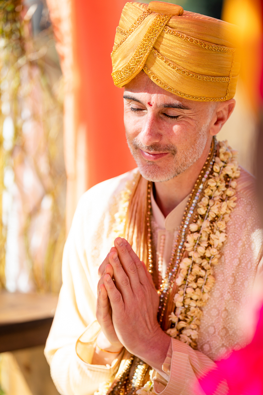 Mt. CB fall Indian wedding ceremony colorful aspen leaves Crested Butte photographer Gunnison photographers Colorado photography - proposal engagement elopement wedding venue - photo by Mountain Magic Media