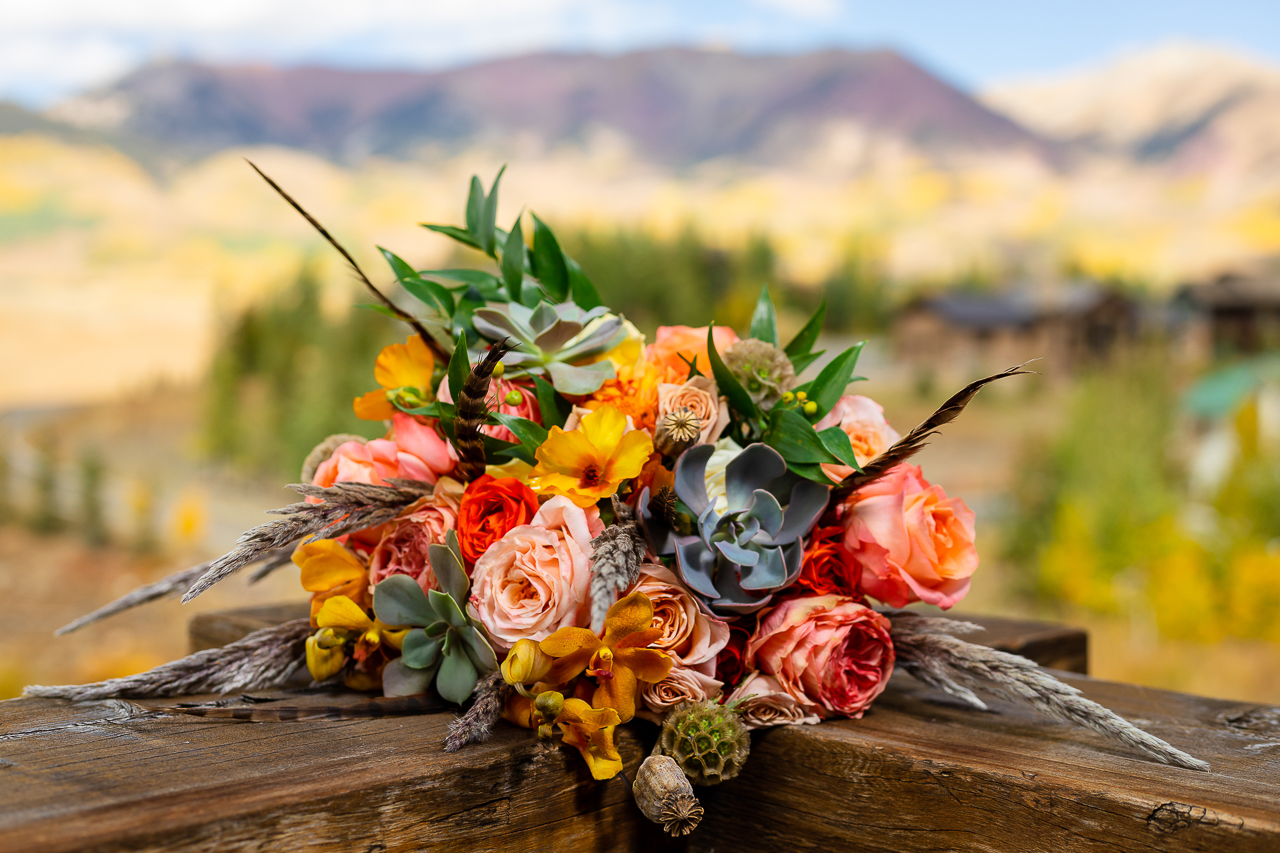 Woods Walk fall wedding ceremony colorful aspen leaves Crested Butte photographer Gunnison photographers Colorado photography - proposal engagement elopement wedding venue - photo by Mountain Magic Media