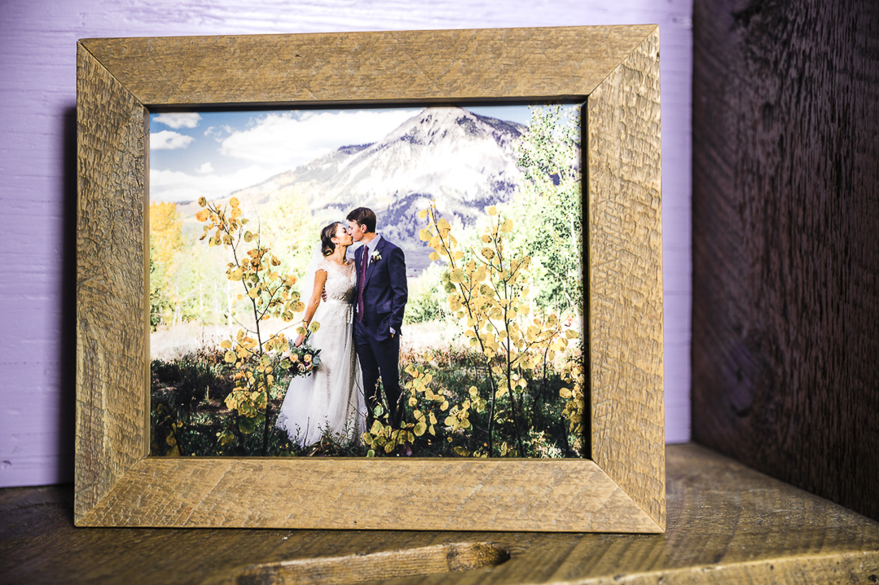 keepsake box couple just married newlyweds Crested Butte photographer Gunnison photographers Colorado photography - proposal engagement elopement wedding venue - photo by Mountain Magic Media